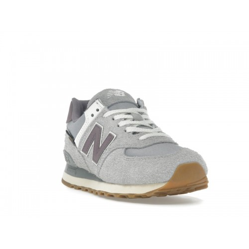 New Balance 574 Rain Cloud Grey - мужская сетка размеров
