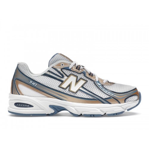 Кроссы New Balance 740v2 Heron Blue Vintage Indigo - мужская сетка размеров