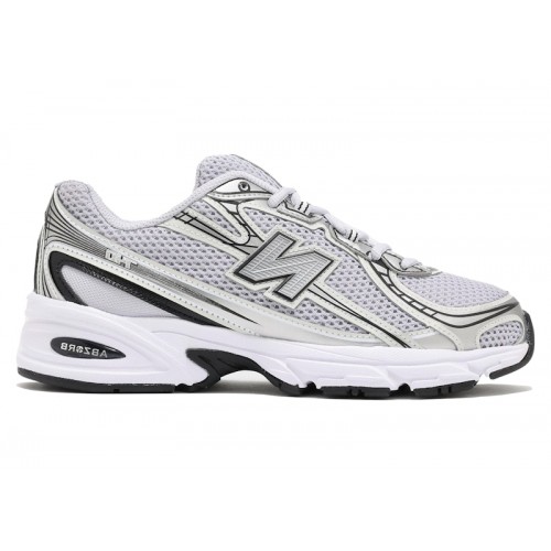 Кроссы New Balance 740 Pearl Grey White - мужская сетка размеров