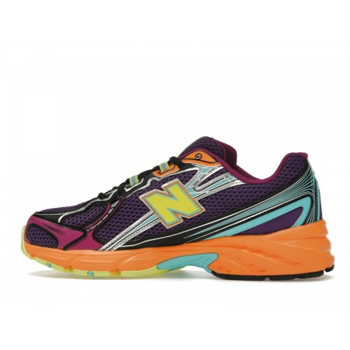 Кроссы New Balance 740v2 Concord Grape Sun Glow - мужская сетка размеров