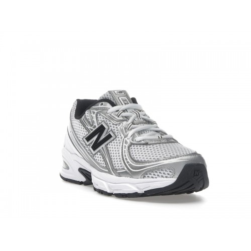 Кроссы New Balance 740 White Silver Metallic Navy - мужская сетка размеров