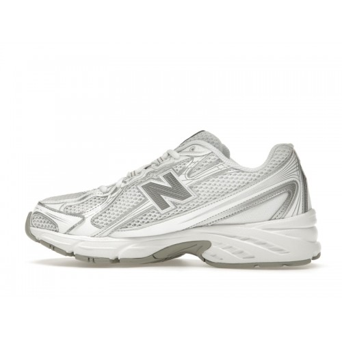 Кроссы New Balance 740v2 White Silver Reflection - мужская сетка размеров