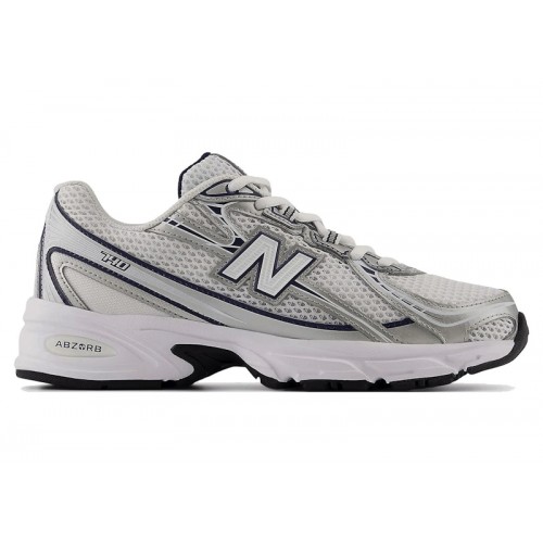 Кроссы New Balance 740v2 White Shadow Grey Navy - мужская сетка размеров