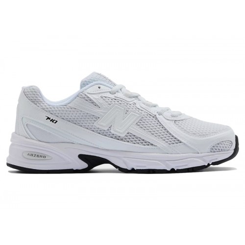 Кроссы New Balance 740 Triple White - мужская сетка размеров