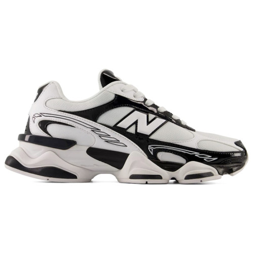 New Balance 9060R Black White - мужская сетка размеров
