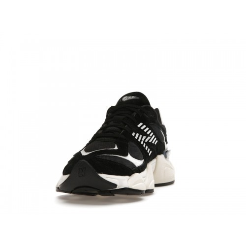 Кроссы New Balance 9060 Black White - мужская сетка размеров