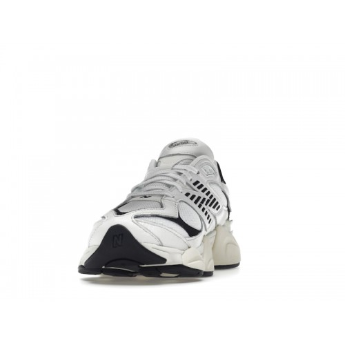 Кроссы New Balance 9060 White Black - мужская сетка размеров