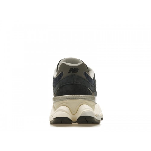 Кроссы New Balance 9060 Navy White - мужская сетка размеров