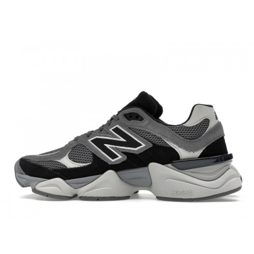 Кроссы New Balance 9060 Black Castlerock - мужская сетка размеров