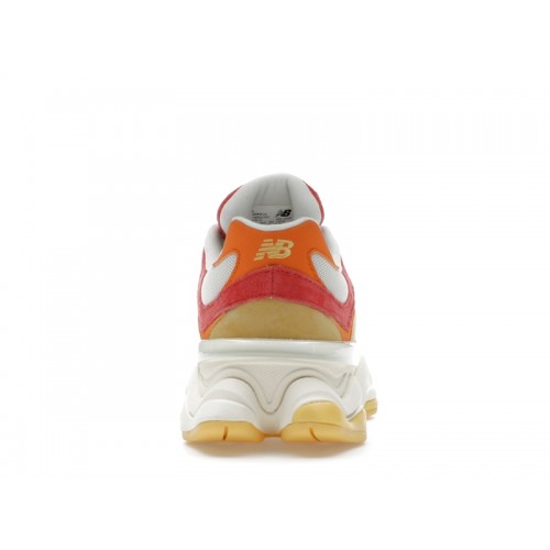 Кроссы New Balance 9060 Fluorescent - мужская сетка размеров