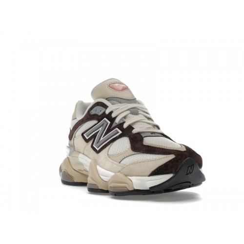 Кроссы New Balance 9060 Emerging Brown - мужская сетка размеров