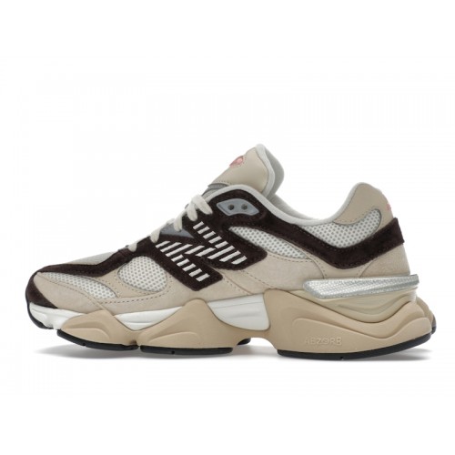Кроссы New Balance 9060 Emerging Brown - мужская сетка размеров