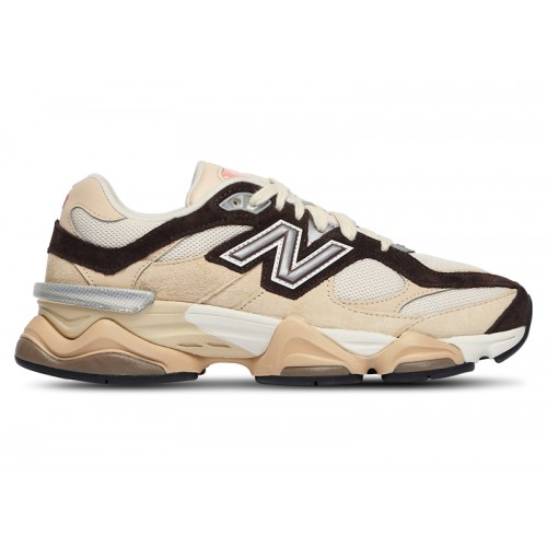 Кроссы New Balance 9060 Emerging Brown - мужская сетка размеров