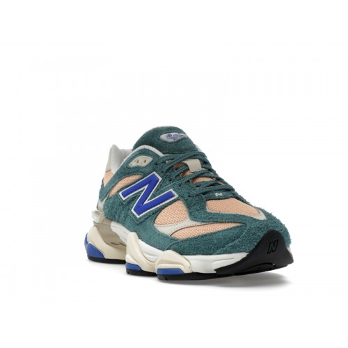 Кроссы New Balance 9060 New Spruce Purple - мужская сетка размеров
