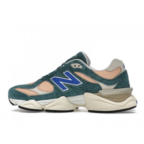 Кроссы New Balance 9060 New Spruce Purple - мужская сетка размеров