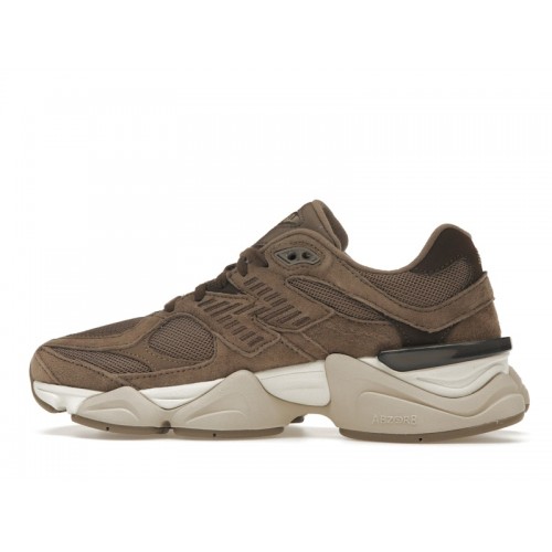 Кроссы New Balance 9060 Mushroom Brown - мужская сетка размеров