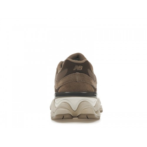 Кроссы New Balance 9060 Mushroom Brown - мужская сетка размеров