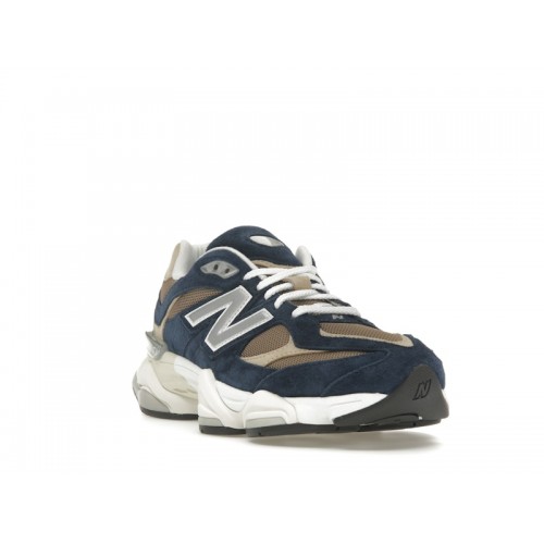 Кроссы New Balance 9060 Navy Mushroom - мужская сетка размеров
