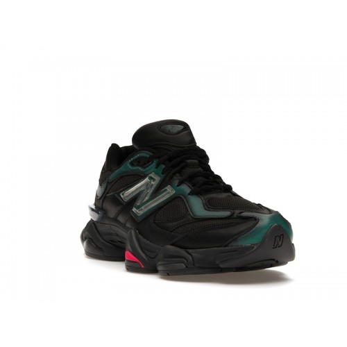 Кроссы New Balance 9060 Mowalola Burglarwear Black Teal Pink - мужская сетка размеров