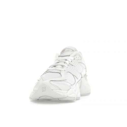 Кроссы New Balance 9060 Triple White - мужская сетка размеров