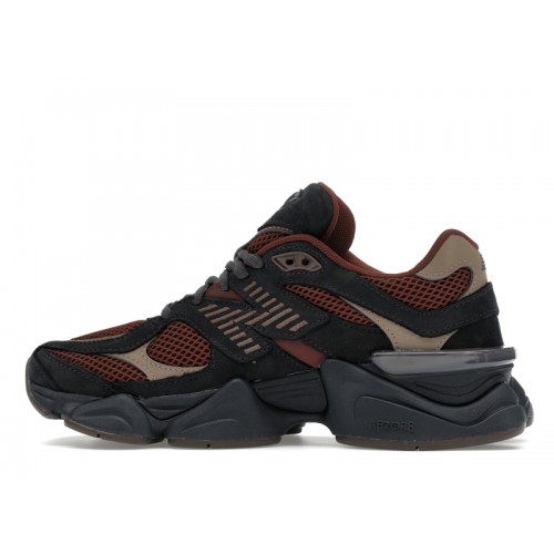 Кроссы New Balance 9060 Phantom Rich Oak - мужская сетка размеров