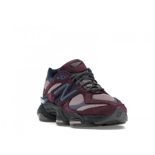 Кроссы New Balance 9060 Plum Brown Ice Wine - мужская сетка размеров