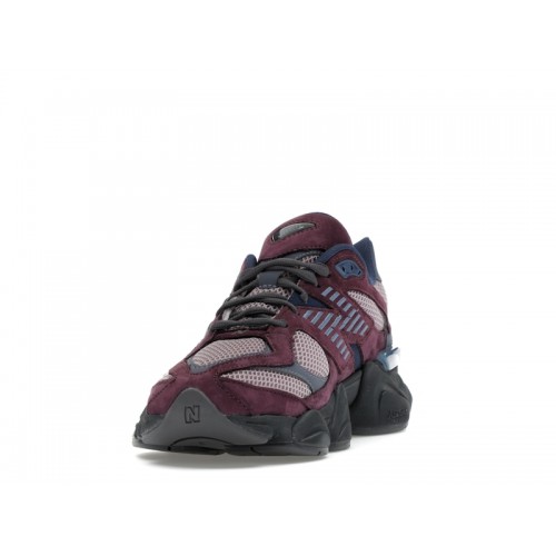 Кроссы New Balance 9060 Plum Brown Ice Wine - мужская сетка размеров