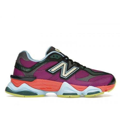 Кроссы New Balance 9060 Neon Nights - мужская сетка размеров