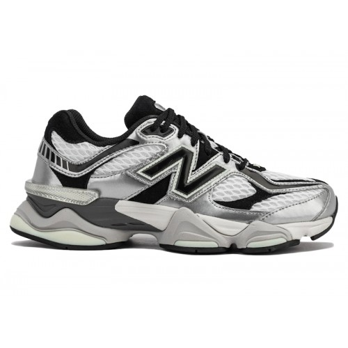 Кроссы New Balance 9060 Shoe Palace Metallic - мужская сетка размеров