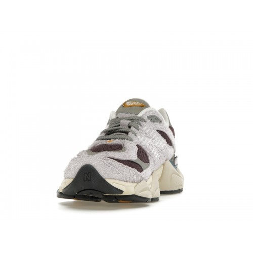 Кроссы New Balance 9060 Taro Plum Brown - мужская сетка размеров