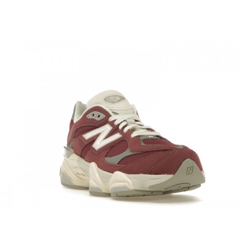 Кроссы New Balance 9060 Washed Burgundy - мужская сетка размеров