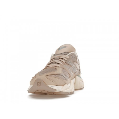 Кроссы New Balance 9060 Ivory Cream Pink Sand - мужская сетка размеров