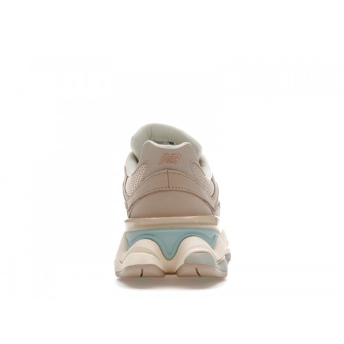 Кроссы New Balance 9060 Ivory Cream Pink Sand - мужская сетка размеров