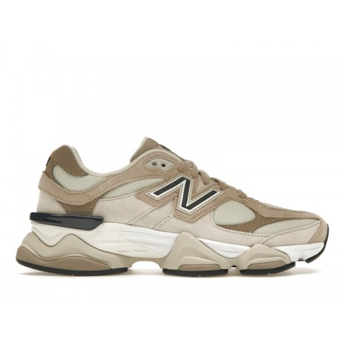 Кроссы New Balance 9060 Beige Cream - мужская сетка размеров