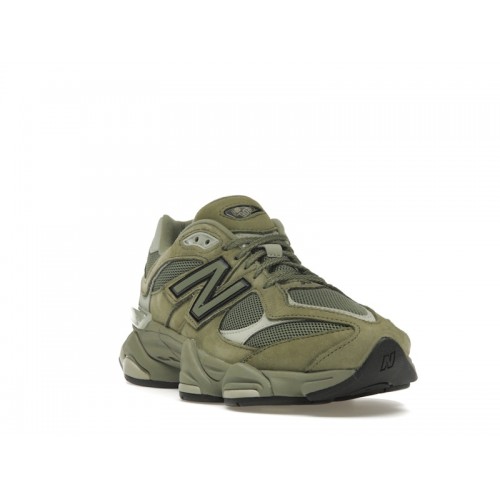 Кроссы New Balance 9060 Dark Olivine - мужская сетка размеров