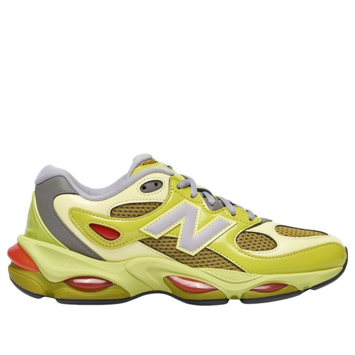 New Balance 983 Yellow Red Grey - мужская сетка размеров New Balance 983 Yellow Red Grey - мужская сетка размеров
