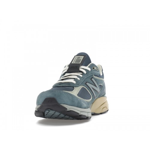 Кроссы New Balance 990v4 MiUSA Auralee Blue - мужская сетка размеров