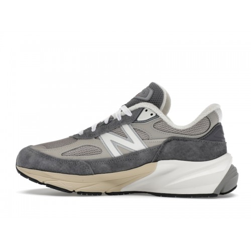 Кроссы New Balance 990v6 MiUSA Teddy Santis Castlerock Moonrock - мужская сетка размеров