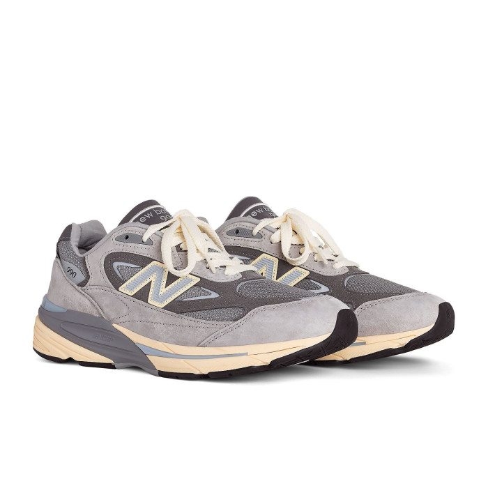 New Balance 990v7 MiUSA Kool Grey - мужская сетка размеров New Balance 990v7 MiUSA Kool Grey - мужская сетка размеров