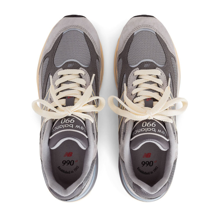 New Balance 990v7 MiUSA Kool Grey - мужская сетка размеров New Balance 990v7 MiUSA Kool Grey - мужская сетка размеров