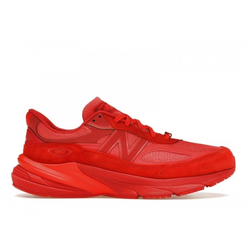 Кроссы New Balance 990v6 MiUSA Joe Freshgoods Paris Red - мужская сетка размеров