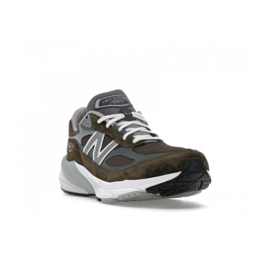 Кроссы New Balance 990v6 MiUSA True Camo White - мужская сетка размеров