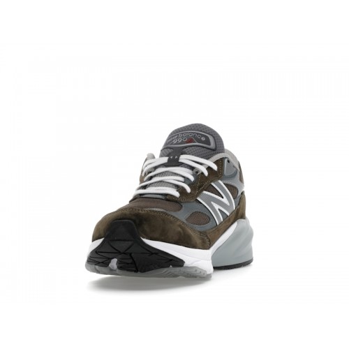 Кроссы New Balance 990v6 MiUSA True Camo White - мужская сетка размеров