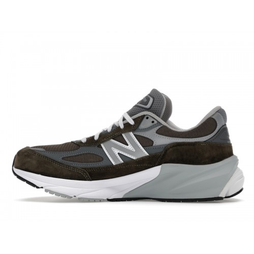 Кроссы New Balance 990v6 MiUSA True Camo White - мужская сетка размеров