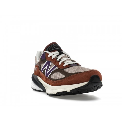 New Balance 990v6 Made in USA Rich Oak Cosmic Grape - мужская сетка размеров New Balance 990v6 Made in USA Rich Oak Cosmic Grape - мужская сетка размеров
