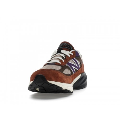 New Balance 990v6 Made in USA Rich Oak Cosmic Grape - мужская сетка размеров New Balance 990v6 Made in USA Rich Oak Cosmic Grape - мужская сетка размеров
