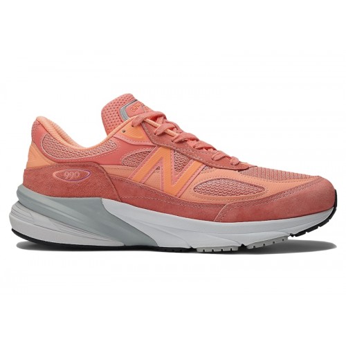 Кроссы New Balance 990v6 MiUSA Sunrise Rose - мужская сетка размеров