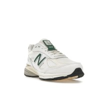 New Balance 990v4 MiUSA White Green