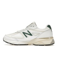 New Balance 990v4 MiUSA White Green
