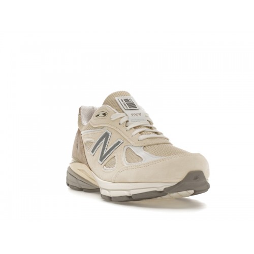 Кроссы New Balance 990v4 MiUSA Limestone - мужская сетка размеров